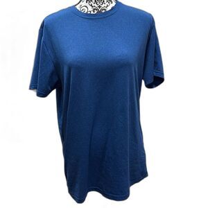 32 Degrees Blue Short Sleeve Tee Versatile Casual Wear